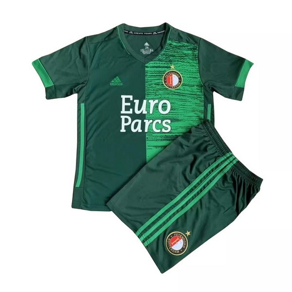 Camiseta Feyenoord Rotterdam 2nd Niño 2021-2022 Verde